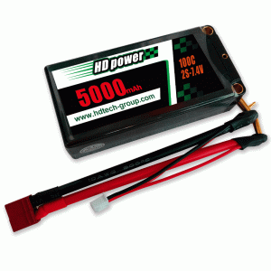 Twarda obudowa 5000 mAh 100C 2S 7.4V Shorty RC akumulator samochodowy