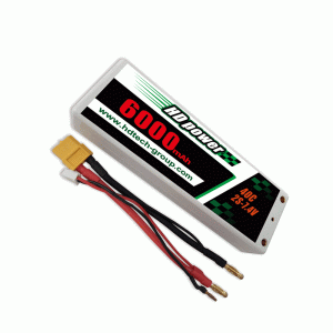 HD POWER 6000mAh 40C 2S 7,4V Bateria LiPO