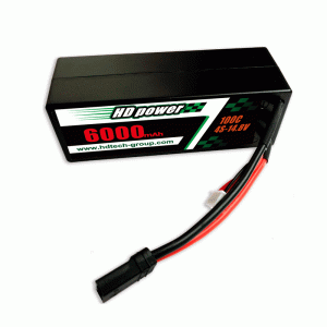 HD POWER 800mAh 50C 2S 7.4V Hard case RC car bateria